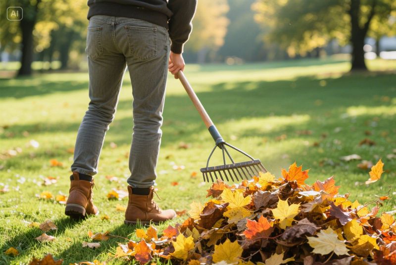 Leaf Raking Service in Ventura County, CA